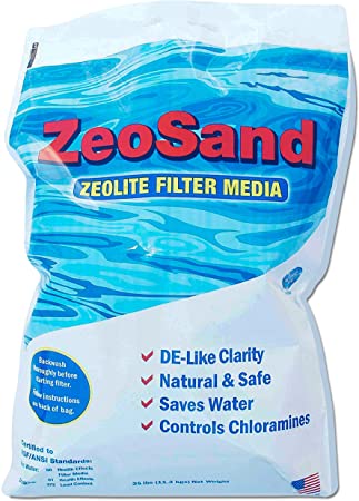 ZeoSand Alternative Pool Sand Filter Media - 100 Pounds