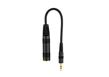 Adapter Cable SENNHEISER Female 1/4" 6.3mm plug to Male 1/8" 3.5mm Mini-plug fit also GRADO with other Headphones