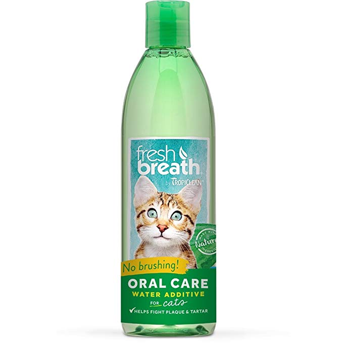 COSMOS 010277 Tropiclean Fresh Breath Oral Care Water Additive for Cats, 473ml