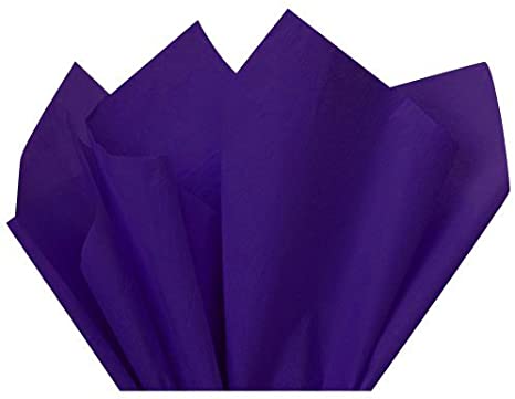 Flexicore Packaging | Purple Gift Wrap Tissue Paper | Size: 15 Inch X 20 Inch | Count: 10 Sheets | Color: Purple | DIY Craft, Art, Wrapping