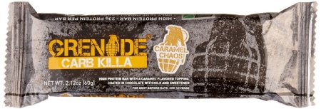Grenade Carb Killa Protein Bar Great Tasting High Protein and Low Carb Snack Caramel Chaos Pack of 12