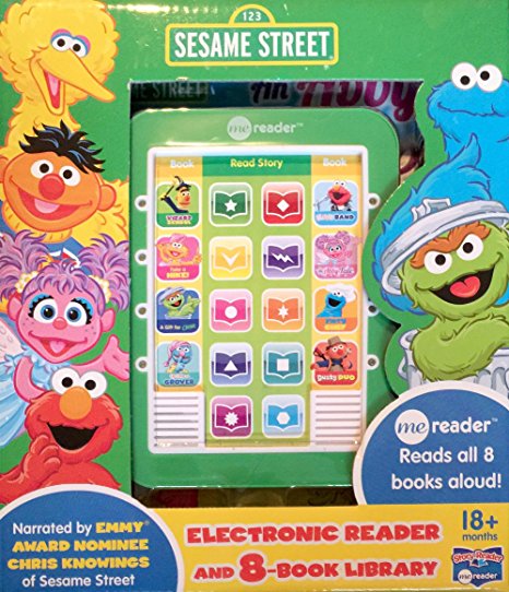 Seasame Street me reader 8-book Library (Furry Chef, Take a Hike, An Abby Tale, Elmo's Band, Wizard School, Dusty Duo, Up Late with Grover)