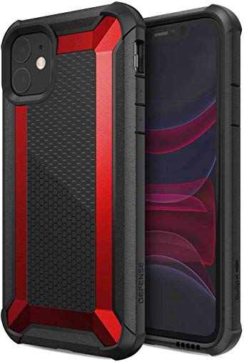 Defense Tactical Series, iPhone 11 Case - Heavy Duty Protection with Drop Shield, Military Grade Drop Tested Case for Apple iPhone 11, (Red)