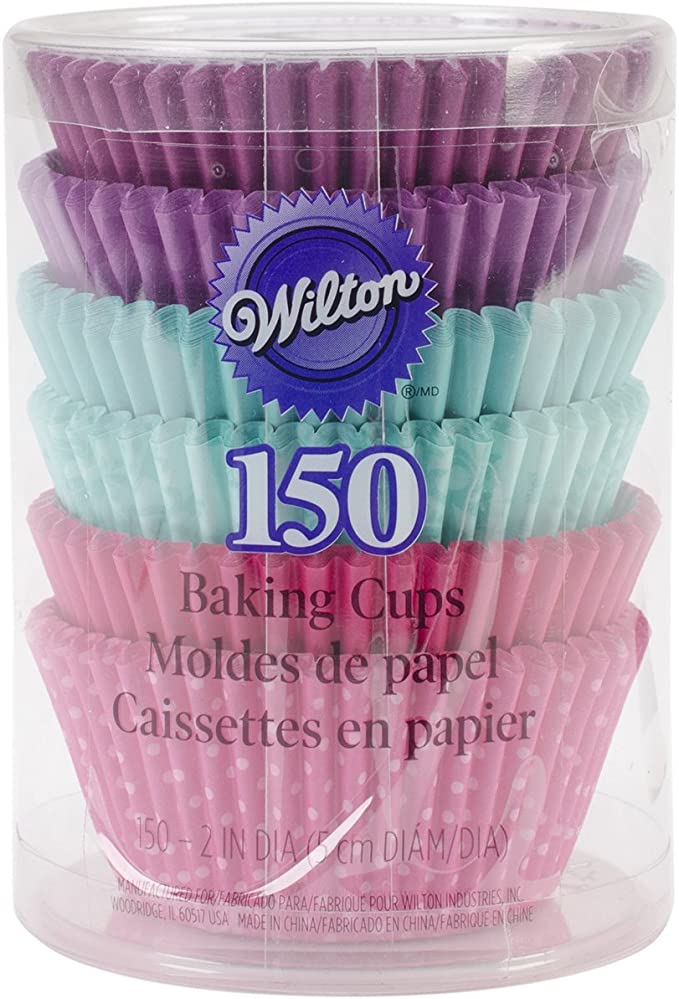 Wilton Baking Cups, Standard, 150-Count, Multi Color