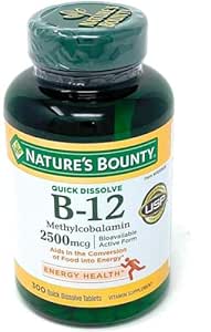 N.ature's B.ounty B 12 300 Tablets for Adult