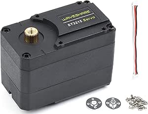 30KG Serial Bus Servo Motor, High Precision and Torque, with Programmable 360 Degrees Magnetic Encoder, Two-Way Feedback, Servo/Motor Mode Switchable