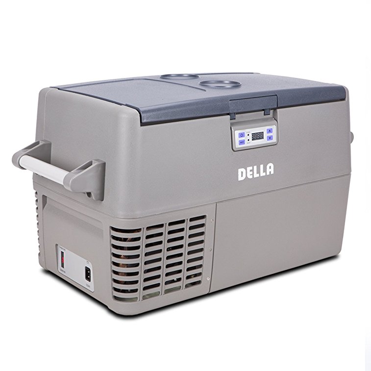 Della Portable Electric Cooler Refrigerator Freezer Auto RV Car Truck Boat 12V (33 Liters)