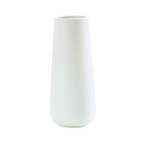 D'vine Dev Tall White Ceramic Vases - Home Decor Vase Table Centerpieces Vase - Gift Box Packaged