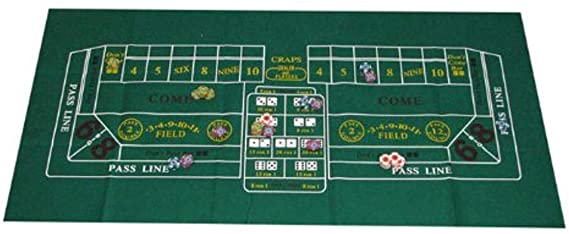 Trademark Poker Craps Layout 36-Inch x 72-Inch