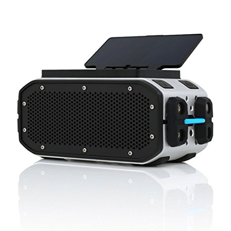 Braven BRV-PRO SOLAR Bluetooth Speaker (Speaker/Solar Panel) - Silver/Black