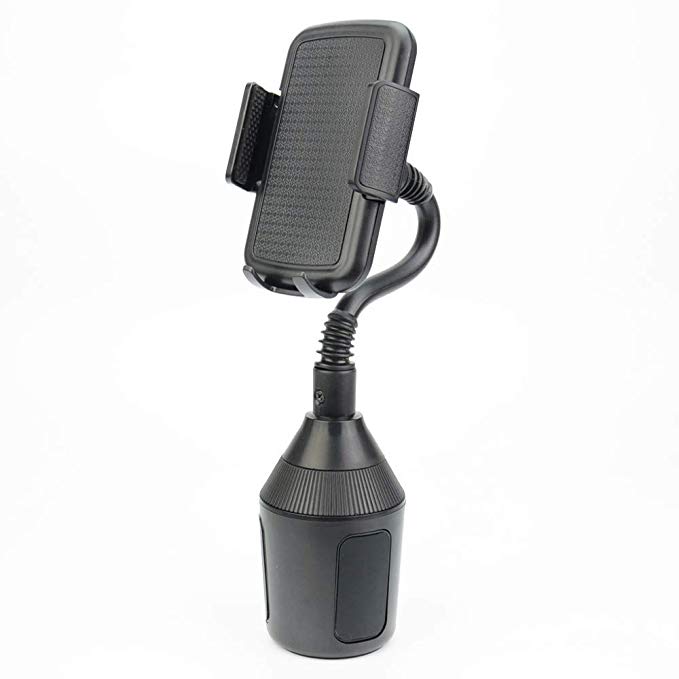 Greendeep Adjustable Car Phone Mount, Car Cup Phone Holder with Long Flexible Neck for iPhone/Samsung/Google/Huawei/Xiaomi/Oneplus/Nokia/Motorola and More