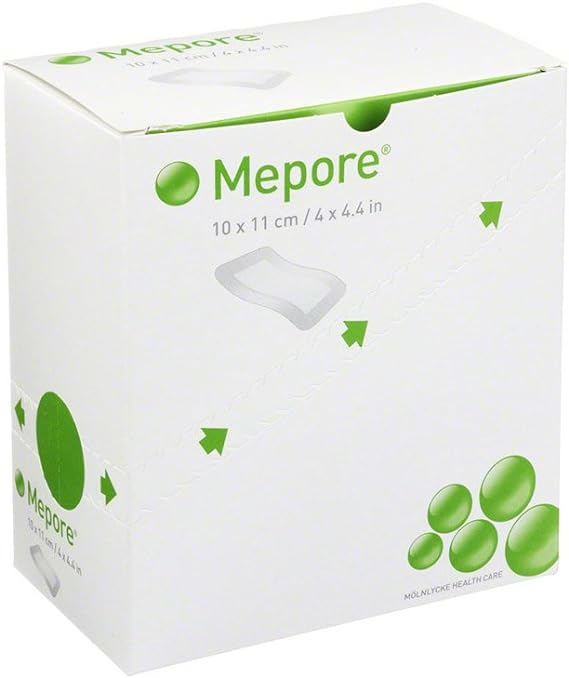Mepore adhesive surgical dressing 10x11cm box of 40