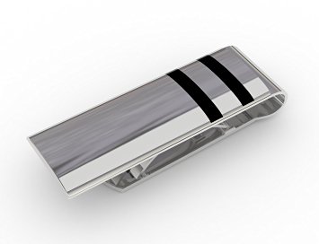 Money Clip - Premium Men's Accessory: Silver Stainless Steel, Slim, Great Gift