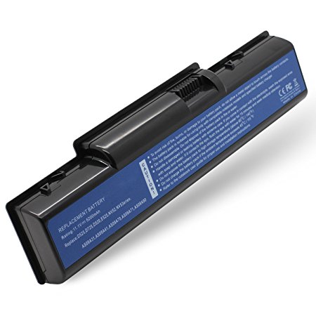 SWEETBUY New Replacement Laptop Battery, 11.1V/5200MAH 6 cells Li-ion Notebook Battery for Acer AS09A36,AS09A41,AS09A51,AS09A75,AS09A90,BT.00603.076 ect;Acer D525 5516 5517 5532 5534 4732Z Series