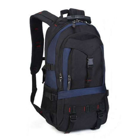 KAKA Laptop Backpack Laptop Bag Computer Bag Daypack Gym Bag Sports Bag Travel Backpack Hiking Bag Camping Bag School Bag College Bag Weekend Bag Fits Most 17 Inch Laptops Blue