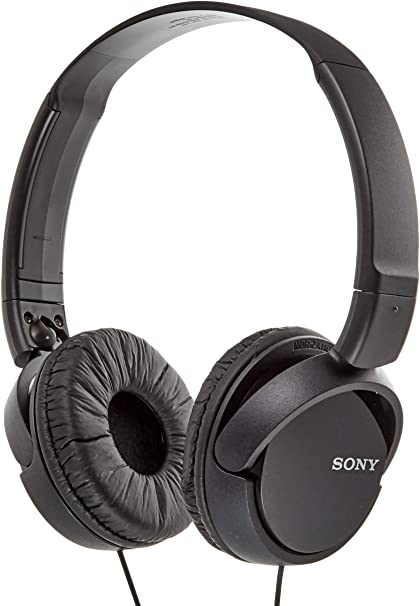 Sony Extra Bass Smartphone Headset with Mic (Black) Headphone (MDRZX110AP)