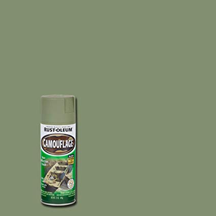 Rust-Oleum 1920830 Camouflage Spray, Army Green, 12-Ounce