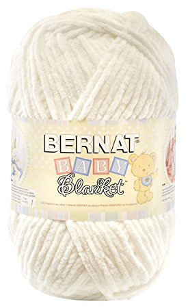 Bernat Baby Blanket Yarn, 10.5 Ounce, White