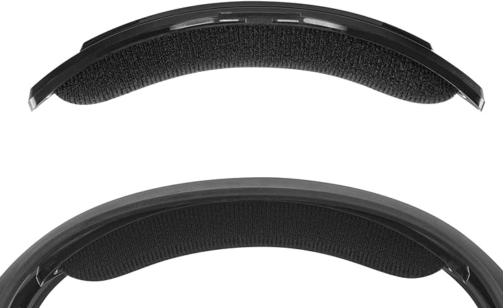 Geekria Velour Headband Pad Compatible with Astro A50 Gen 3, Headphones Replacement Band, Headset Head Cushion Cover Repair Part (Black)