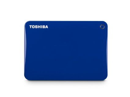 Toshiba Canvio Connect II 3TB Portable Hard Drive, Blue (HDTC830XL3C1)