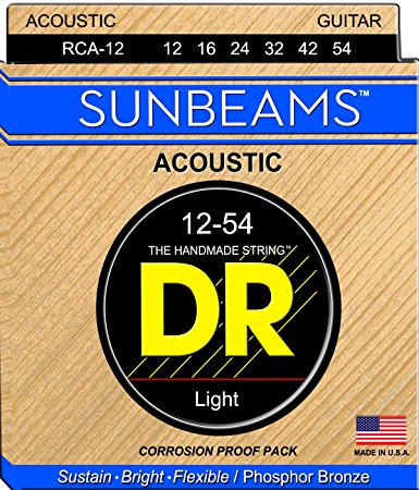DR Strings Sunbeam - Phosphor Bronze AcousticRound Core 12-54