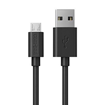 COM-PAD 6x Premium USB to Micro USB Sync- and Charging Cable Pack for Android Smartphones, Tablets, Bluetooth Speaker, Samsung 2x1ft, 2x3ft, 2x6ft (black)