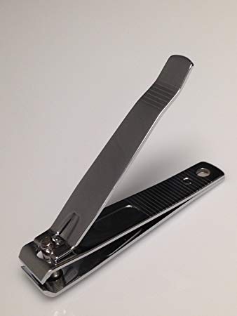 Beauticom Professional Stainless Steel Nail Clippers (Straight Edge Cut Style) (Quantity: 3 Pieces)
