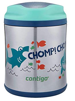 Contigo 10oz Stainless Steel Food Jar - Sharks Blue/Teal