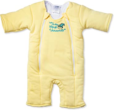 Baby Merlin's Magic Sleepsuit - Swaddle Transition Product - Cotton-Yellow-6-9 Months