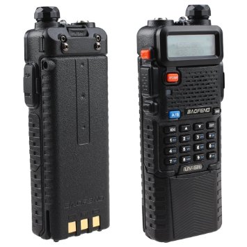 iSaddle BAOFENG Dual Band UHF/VHF Radio Transceiver W/Upgrade Version 3800mah Battery With Earpiece