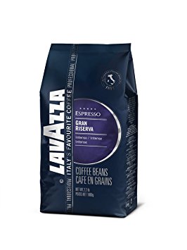 Lavazza Gran Riserva Whole Bean Coffee Blend, Dark Espresso Roast, 2.2-Pound Bag