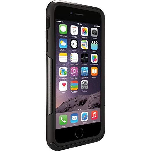 OtterBox COMMUTER iPhone 6 Plus/6s Plus Case - Frustration-Free Packaging - BLACK