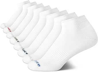 New Balance Boys’ Socks - Performance Cushioned Quarter Socks (8 Pack)