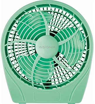 INSIGNIA - 9" Personal Table Fan - Green