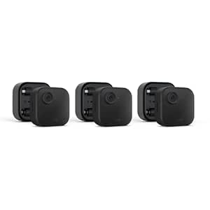 Blink Outdoor 4 (4th Gen)   Battery Extension Pack — Four-year battery wire-free smart security camera, two-way audio, HD live view, enhanced motion detection — 3 camera system