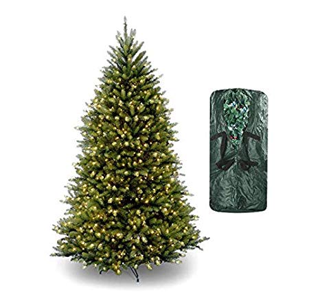 National Tree 6.5 Foot Dunhill Christmas Tree (6.5 ft, Clear Lights)