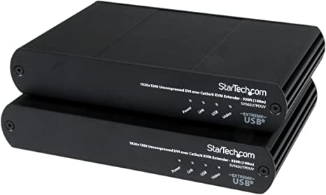 StarTech.com USB DVI over Cat 5e / Cat 6 KVM Console Extender - 1920x1200 - KVM / USB extender - up to 328 ft - SV565UTPDUV