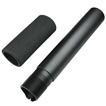 Ultimate Arms Gear Model 4/15 Black .223 5.56 Pistol 7" Tube   Sleeve Cover Rubber Foam Cheek Weld Rest - Skeleton Style