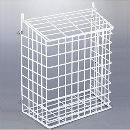 White Internal Letter Box Cage and Mail Basket Catcher Pre-Assembled Extra Large (333mm x 400mm x 170mm)