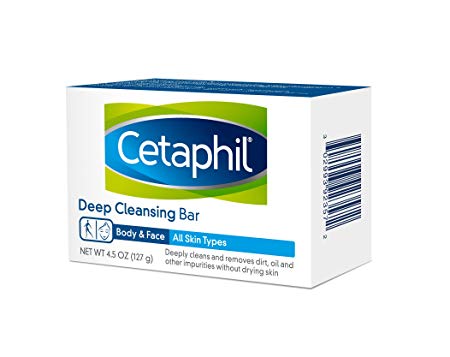 Cetaphil Deep Cleansing Face & Body Bar for All Skin Types (pack of 6 )