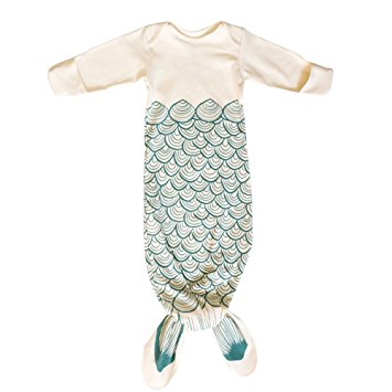 Baby Mermaid Tail & Shark Bed Wrap Sleeping Bag (M(1-2Y), White)