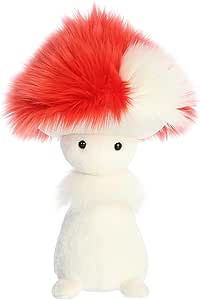 Aurora® Vibrant Fungi Friends™ Aspen Stuffed Animal - Unique Design - Loveable Companions - Red 11 Inches