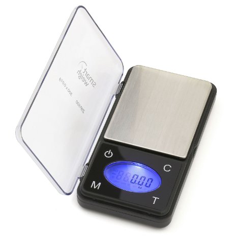 Smart Weigh ZIP300 Ultra Slim Digital Pocket Scale with Counting Feature, 300 by 0.01g