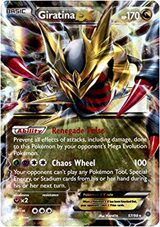 Pokemon - Giratina-EX (57/98) - Ancient Origins - Holo