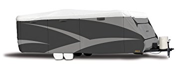 ADCO  34843 Designer Series Gray/White 24' 1" - 26' DuPont Tyvek Travel Trailer Cover