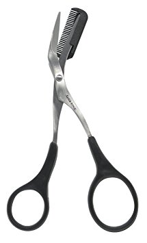 Satin Edge Eyebrow Scissor with Comb, 0.28 Ounce