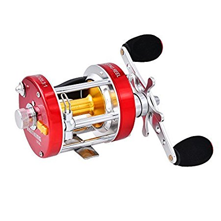 KastKing Rover Round Baitcasting Reel – No. 1 Rated Conventional Reel - Carbon Fiber Star Drag - Reinforced Metal Body & - 2016 Rover RXA Conventional Reel Inshore and Offshore Saltwater and Freshwater Reel - Award Winning Manufacturer