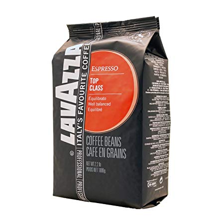 Lavazza Top Class Whole Bean Espresso, 2.2-Pound Bag (Pack of 2)