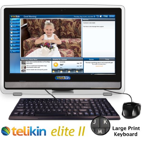 Telikin Elite II - 22" Touchscreen Computer - Black