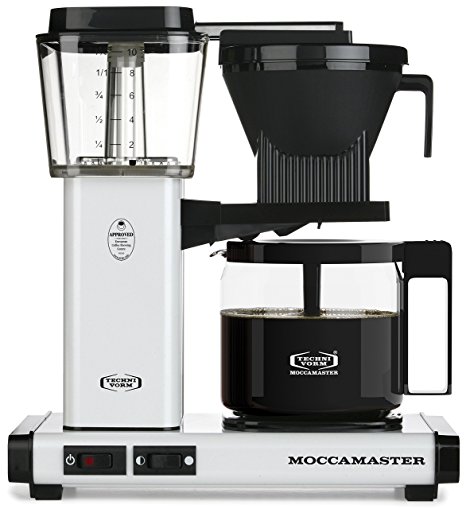 Technivorm Moccamaster 59461 Kbg White, 40 oz, Polished White